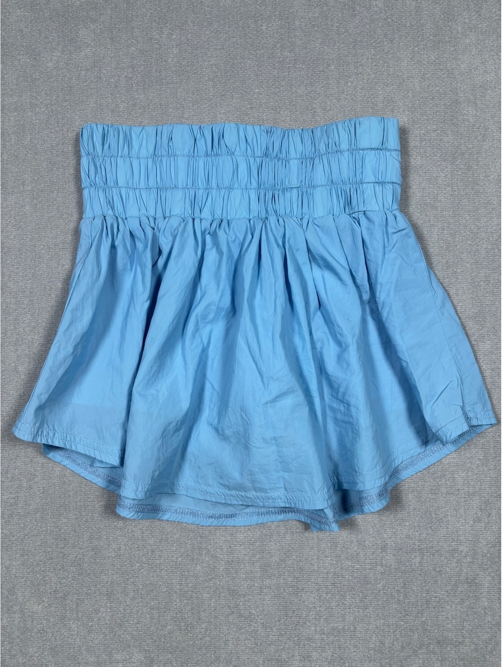 TCEC Light Blue High Waisted Smocked Athletic Skirt Size Small
